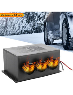 Calefactor Desempañador de Parabrisas Tbest 600W 12V 2