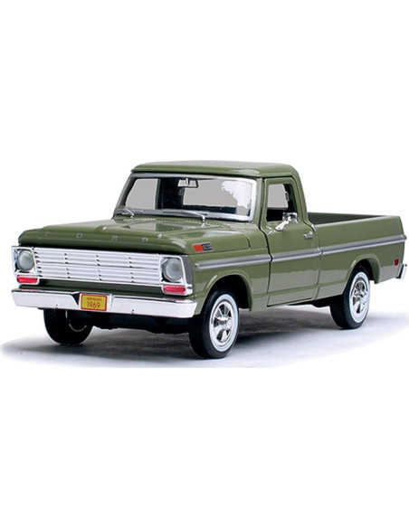 Diecast Ford F-100 1969 Motor Max 1:24 Verde 25.1 cm Diecast Ford F-100 1969 Motor Max 1:24 Verde 25.1 cm