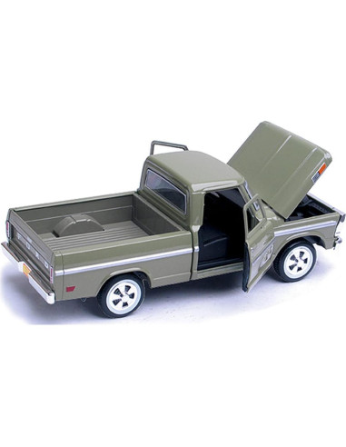 Diecast Ford F-100 1969 Motor Max 1:24 Verde 25.1 cm