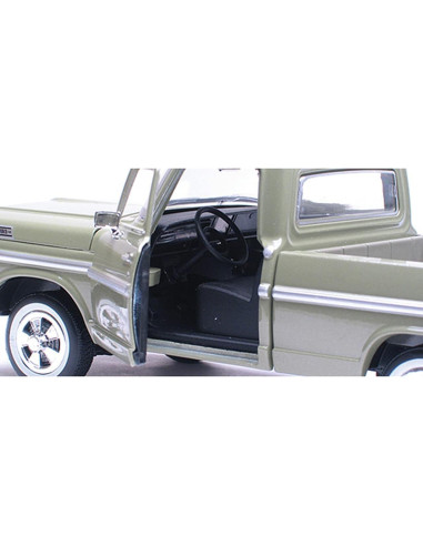 Diecast Ford F-100 1969 Motor Max 1:24 Verde 25.1 cm