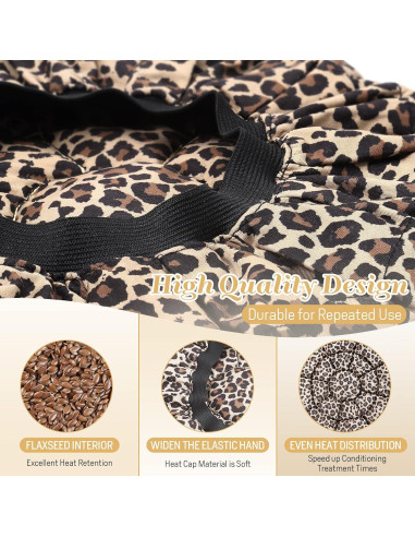 Gorro de Calor para Acondicionamiento Profundo Boloye - Leopardo