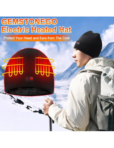 Gorro Térmico Eléctrico Recargable Unisex - Calor Ajustable