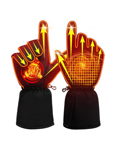 Guantes Térmicos Eléctricos GEMSTONEGO 4.5V Impermeables