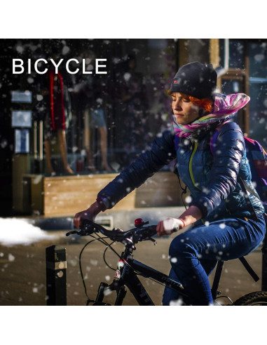 Gorro Calentado Eléctrico SVPRO Unisex Negro 7.4V