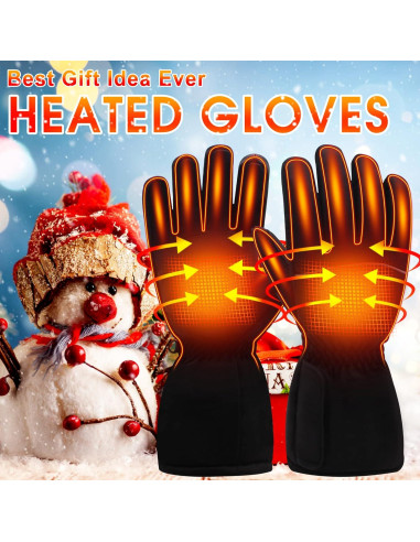 Guantes Térmicos Eléctricos GEMSTONEGO 4.5V Impermeables