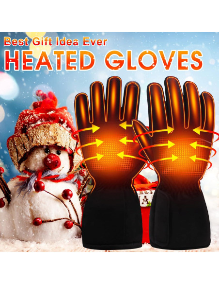 Guantes Térmicos Eléctricos GEMSTONEGO 4.5V Impermeables