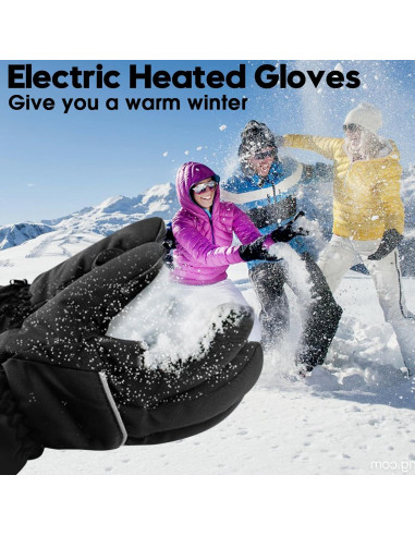Guantes Térmicos Eléctricos GEMSTONEGO 4.5V Impermeables