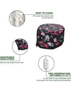 Gorro de Tratamiento Térmico YINUO para Cabello Negro 2