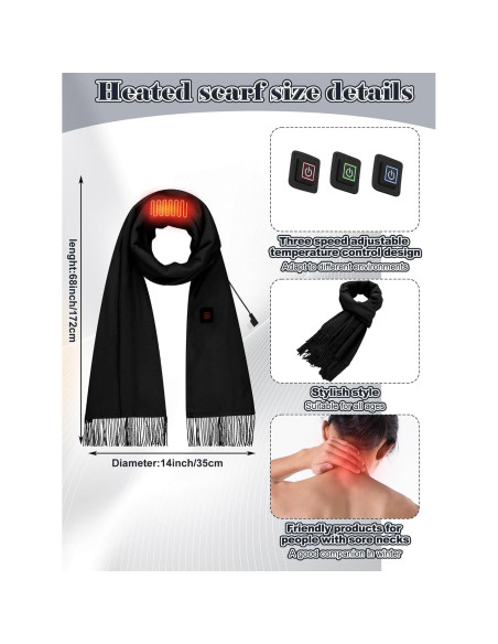 Conjunto Calentado USB: Gorro, Bufanda y Guantes Cutecrop