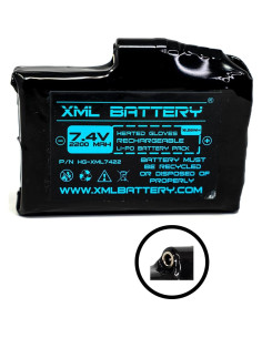 Paquete de 4 Baterías Recargables 7.4V 2200mAh para Guantes 2