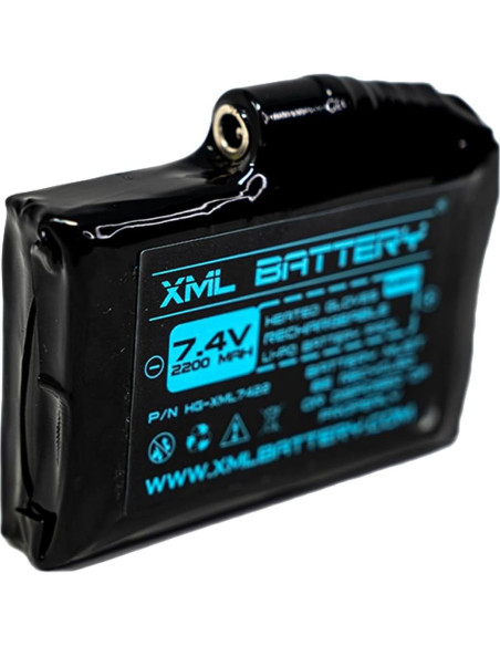 Paquete de 4 Baterías Recargables 7.4V 2200mAh para Guantes