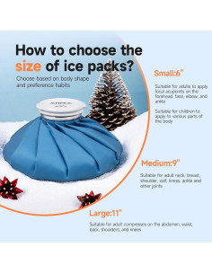 Bolsa de Hielo Reutilizable ANMIA 23 cm con Funda 2