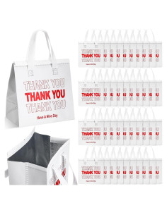 80 Bolsas Aisladas Aliceset 24x24x15 cm para Comida