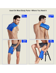 Koo-Care Paquete de 2 Gel Terapia Fría y Caliente 28x36cm 2