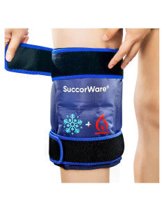 Funda de Hielo para Rodilla SuccorWare Reutilizable 27x12cm