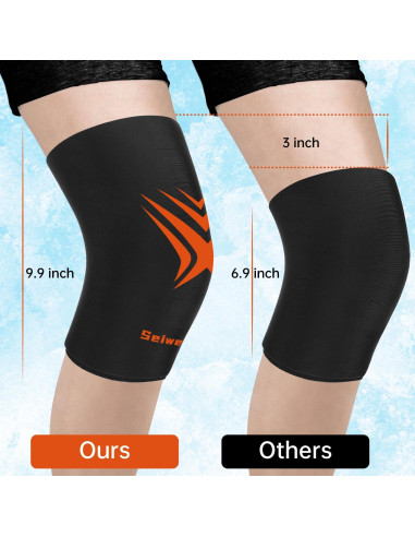 Compresa de Hielo para Rodilla SEIWEHIDO Reutilizable 28,6x18,9cm
