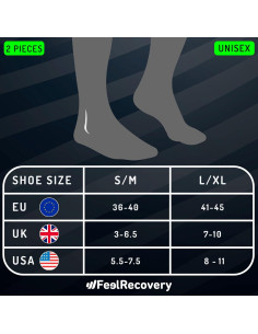 Calcetines Terapia Fría y Caliente Feel Recovery Rosa 2