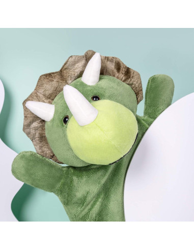 Botella de Agua Caliente 2L HomeTop con Funda Triceratops