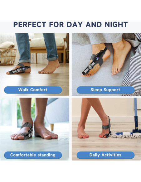 Corrector de Juanetes HUQKIYA Ajustable para Pies Izquierdo/Derecho