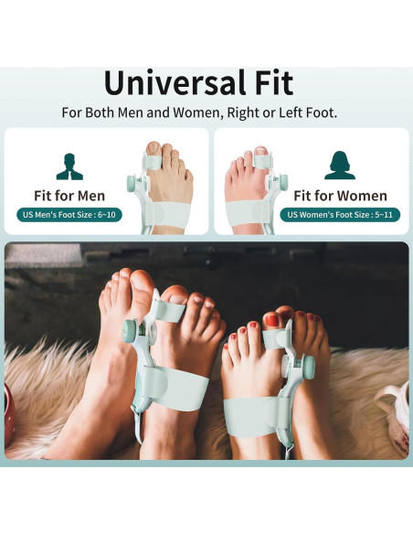 Corrector de Juanetes EliaValth 2 PCS Ajustable Mediana