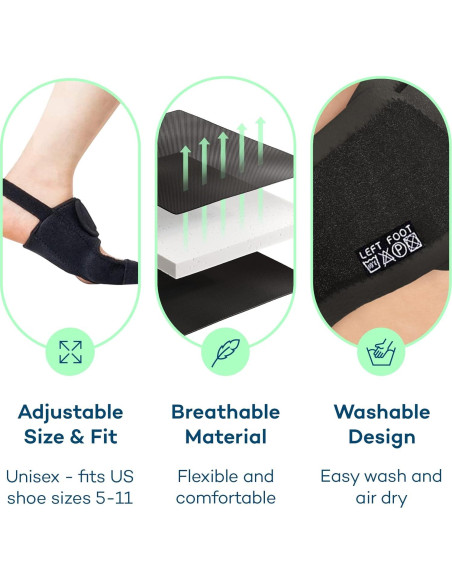 Corrector de Juanetes Caretras Unisex Ajustable 17.5x13.2cm