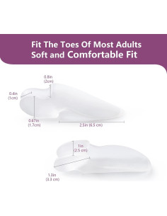 Protector de Juanetes Promifun - 10 Almohadillas de Gel 2