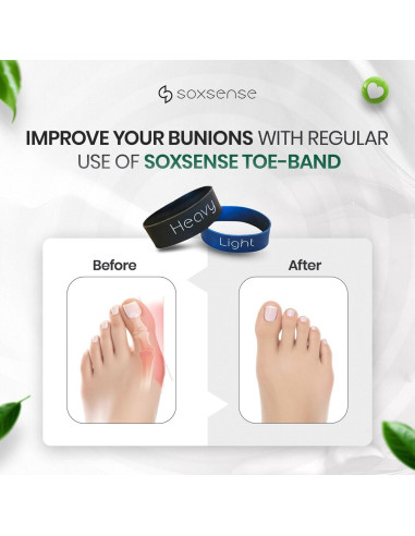 Bandas Separadoras de Dedos BUBBLOB - Corrector Juanetes