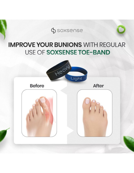 Bandas Separadoras de Dedos BUBBLOB - Corrector Juanetes