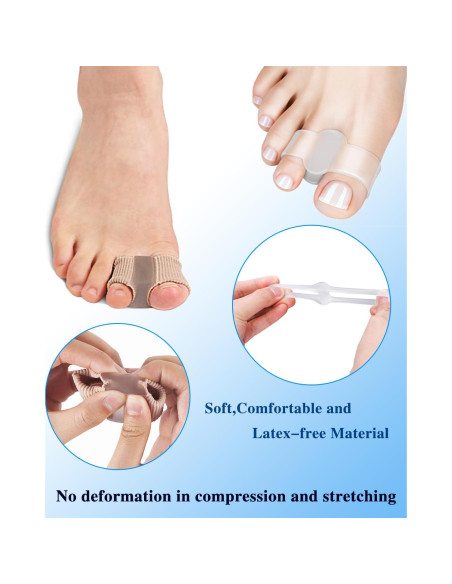 Separadores de Dedos Juanete Samaya Home 4 Pcs Nylon Gel