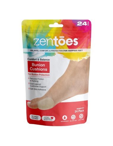 Almohadillas para Juanetes ZenToes - Paquete de 24 Unidades