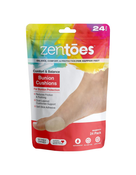 Almohadillas para Juanetes ZenToes - Paquete de 24 Unidades