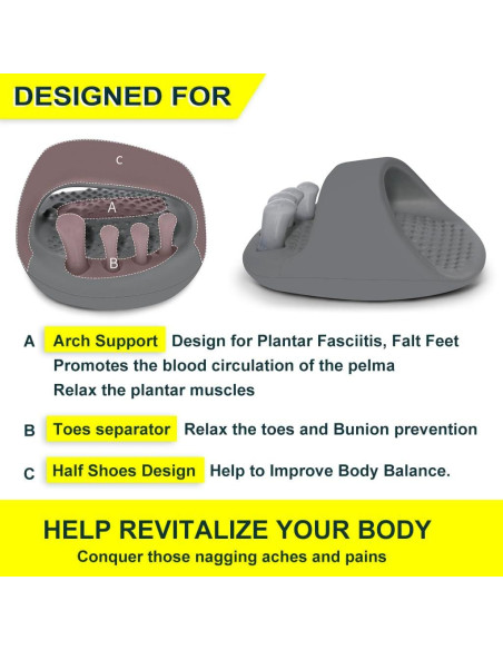 Zapatillas de Soporte de Arco YouthBelief para Fascitis Plantar