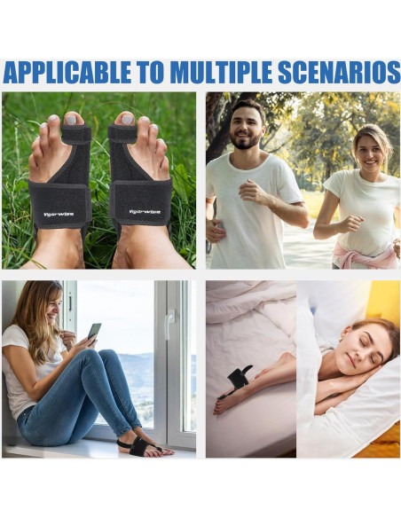 Corrector de Juanetes Vigorwise 2 Piezas Aluminio Ajustable