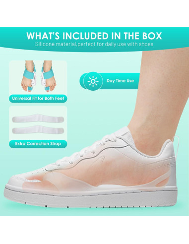 Corrector de Juanetes QDAVE Ajustable para Hombres y Mujeres