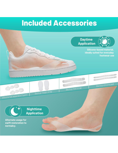 Corrector de Juanetes QDAVE Ajustable para Hombres y Mujeres