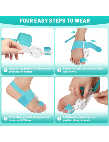 Corrector de Juanetes QDAVE Ajustable para Hombres y Mujeres