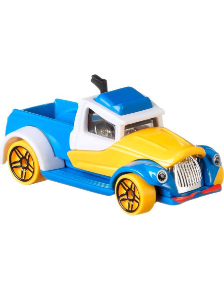 Hot Wheels Donald Duck 1:64 Coche de Metal Mattel Hot Wheels Donald Duck 1:64 Coche de Metal Mattel