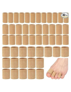 Protectores de Dedos de Gel YEAJOIN - 42PCS Almohadillas para Callos