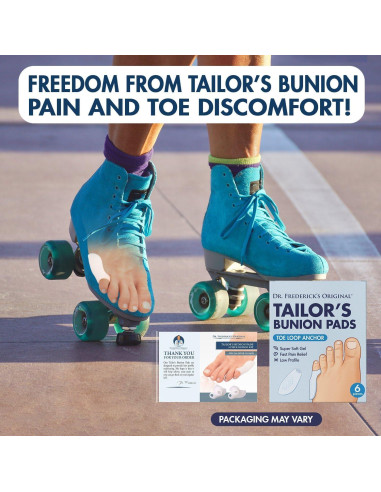 Almohadillas para Juanetes Dr. Frederick - 6 Gel Suave