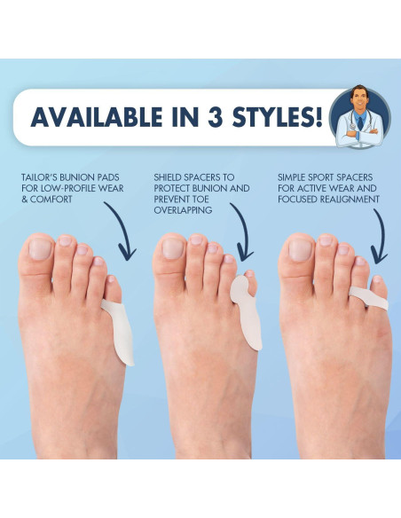 Almohadillas para Juanetes Dr. Frederick - 6 Gel Suave