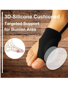 Almohadillas para Juanetes Soxsense - Alivio Dolor Hallux Valgus 2