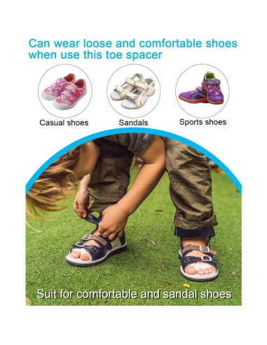 Separadores de Dedos de Gel Golbylicc para Juanetes - 3 Pares