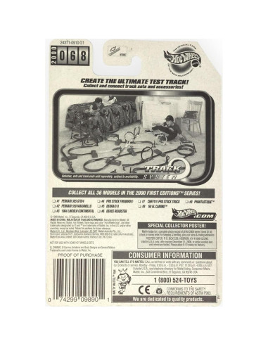 Hot Wheels 2000 El Camino 1968 Blanco 1:64 Coleccionable