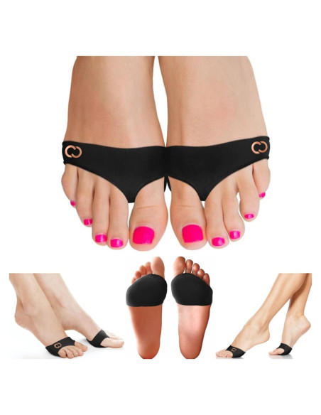Almohadillas Metatarsales Copper Compression S/M - Gel Alivio Dolor