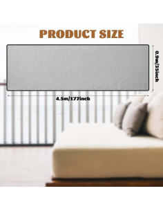 Red de Seguridad para Balcón Hosuly 4,5 x 0,9 m Negra 2