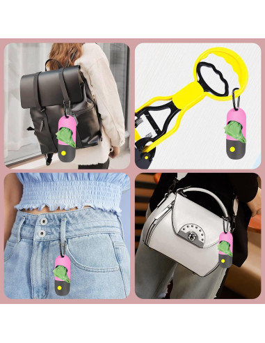 Dispensador de bolsas para excremento Eliamo con linterna LED