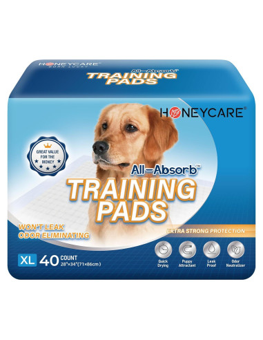 Almohadillas de Entrenamiento HONEY CARE XL 40 Unidades 71x86 cm