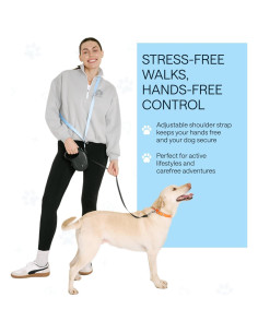 Correa Retráctil para Perros Pequeños WONDER FAMILY 3,05m 2