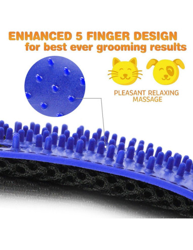 Guantes de Aseo Dooki-Be para Mascotas - Suaves y Ajustables