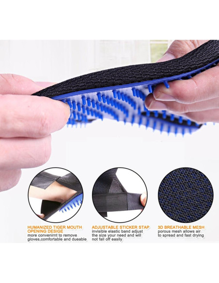 Guantes de Aseo Dooki-Be para Mascotas - Suaves y Ajustables